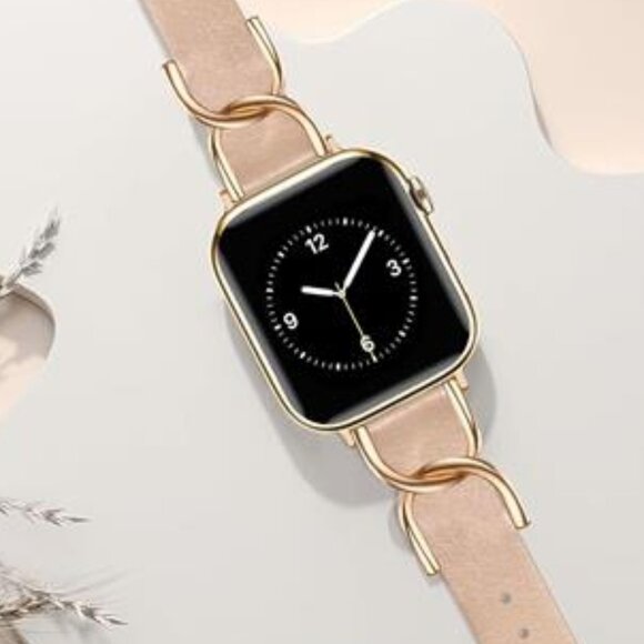 NEW Slim Leather Stylish Apple Watch Band